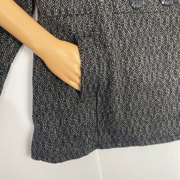 Women therapy by Lane Crawford Size 3X Gray Coat Collar Big Buttons Pockets Wool - Picture 13 of 15